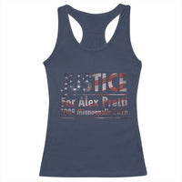 Justice For Alex Pretti Racerback Tank Top Minneapolis MN Tribute Gift