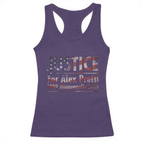 Justice For Alex Pretti Racerback Tank Top Minneapolis MN Tribute Gift