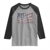 Justice For Alex Pretti Raglan Shirt Minneapolis MN Tribute Gift