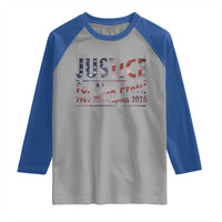 Justice For Alex Pretti Raglan Shirt Minneapolis MN Tribute Gift