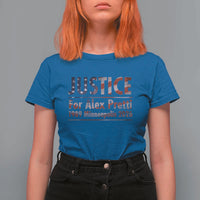 Justice For Alex Pretti T Shirt For Women Minneapolis MN Tribute Gift