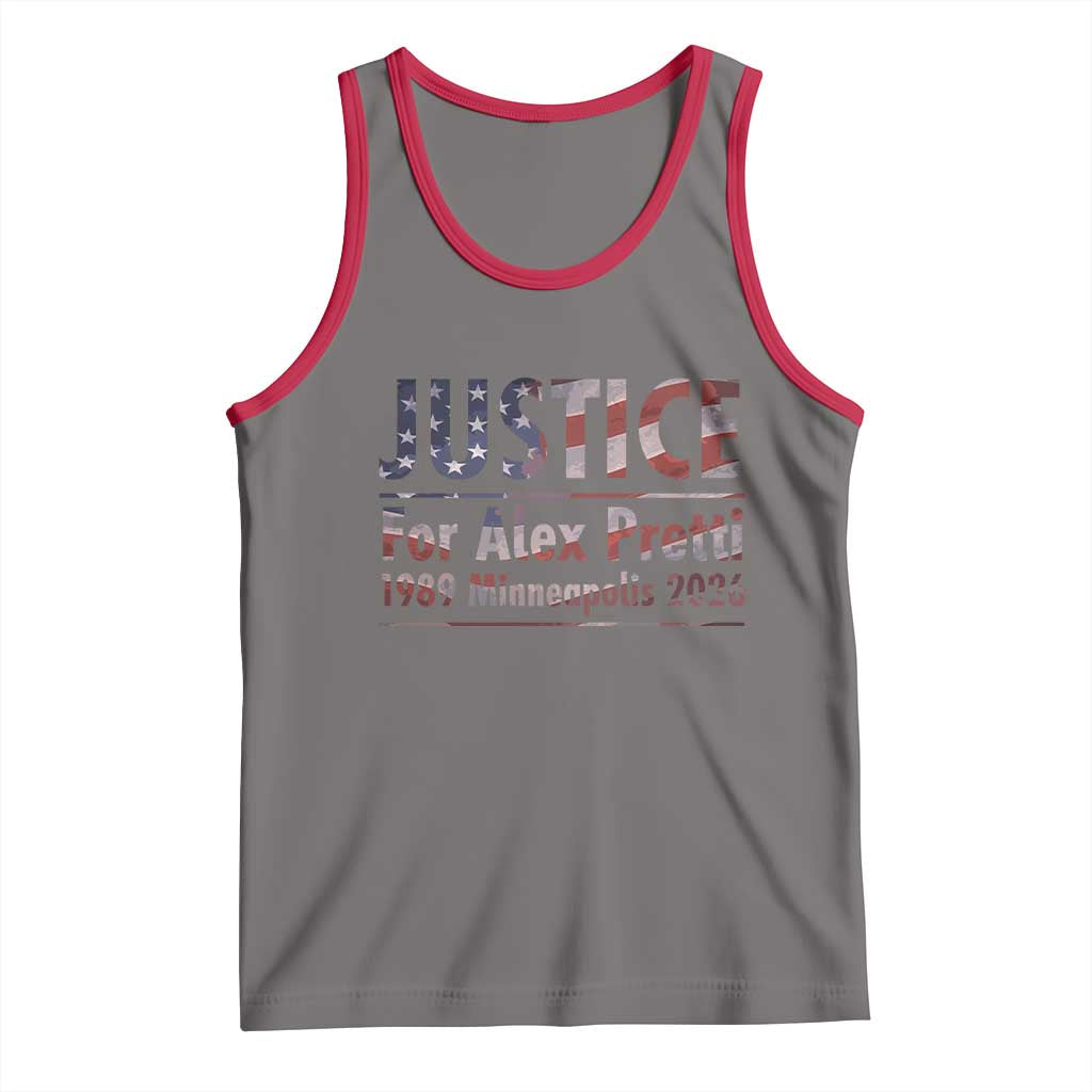 Justice For Alex Pretti Tank Top Minneapolis MN Tribute Gift