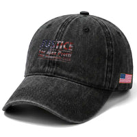 Justice For Alex Pretti Washed Cotton Baseball Cap Minneapolis MN Tribute Gift