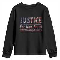 Justice For Alex Pretti Youth Sweatshirt Minneapolis MN Tribute Gift