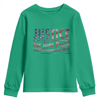Justice For Alex Pretti Youth Sweatshirt Minneapolis MN Tribute Gift
