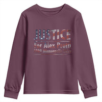 Justice For Alex Pretti Youth Sweatshirt Minneapolis MN Tribute Gift