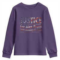 Justice For Alex Pretti Youth Sweatshirt Minneapolis MN Tribute Gift