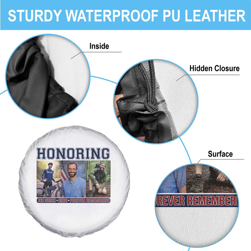Honoring Alex Pretti Memorial Spare Tire Cover ICU Nurse Hero Tribute Minneapolis