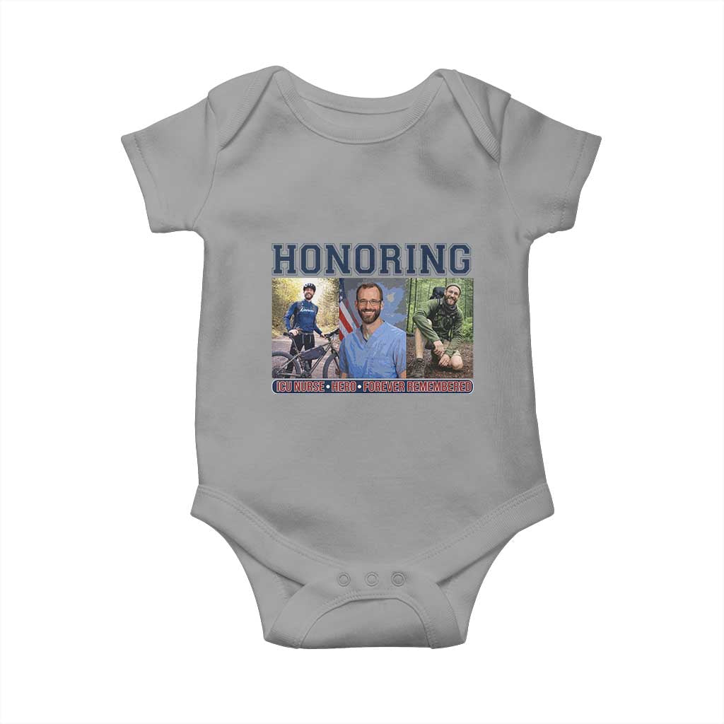 Honoring Alex Pretti Memorial Baby Onesie ICU Nurse Hero Tribute Minneapolis