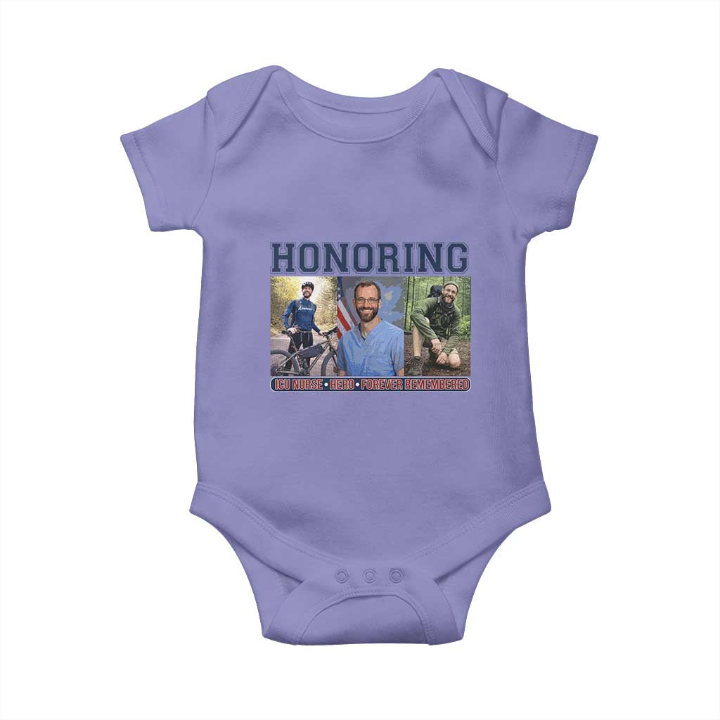 Honoring Alex Pretti Memorial Baby Onesie ICU Nurse Hero Tribute Minneapolis