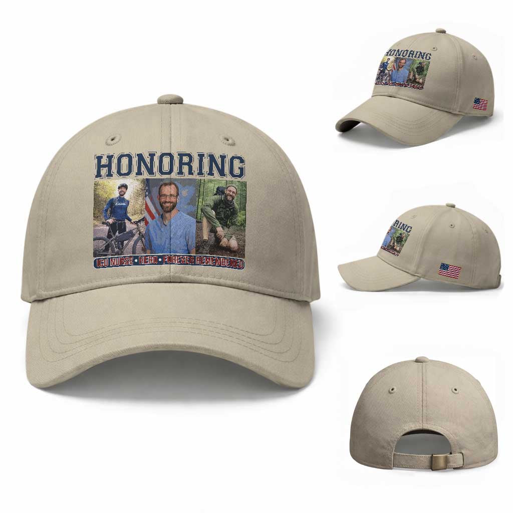Honoring Alex Pretti Memorial Baseball Cap ICU Nurse Hero Tribute Minneapolis