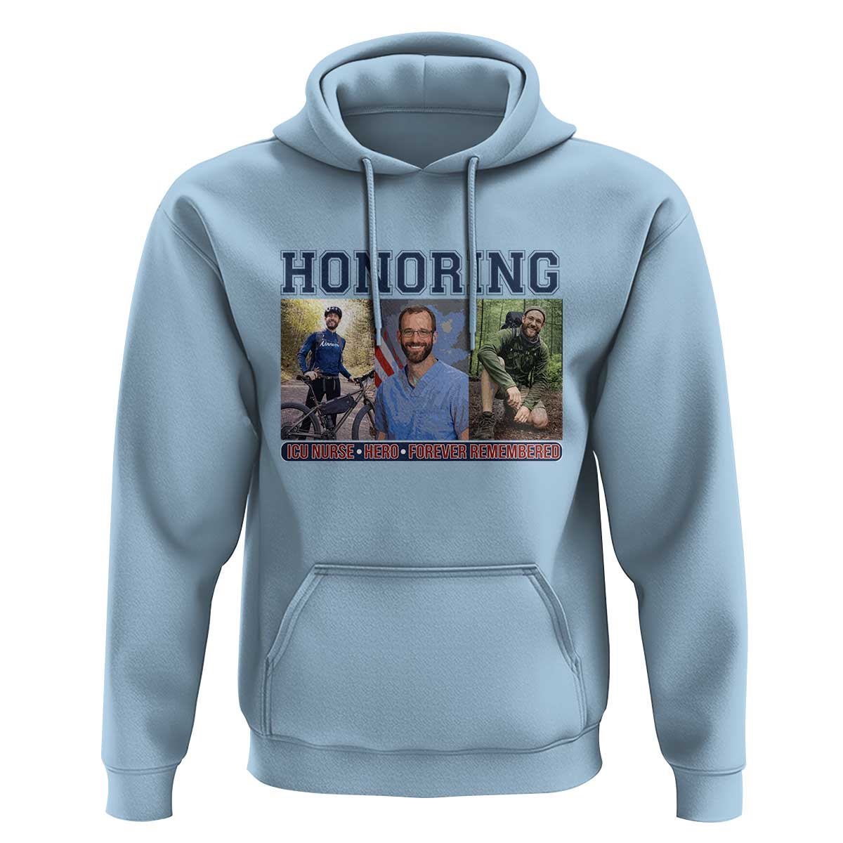 Honoring Alex Pretti Memorial Hoodie ICU Nurse Hero Tribute Minneapolis