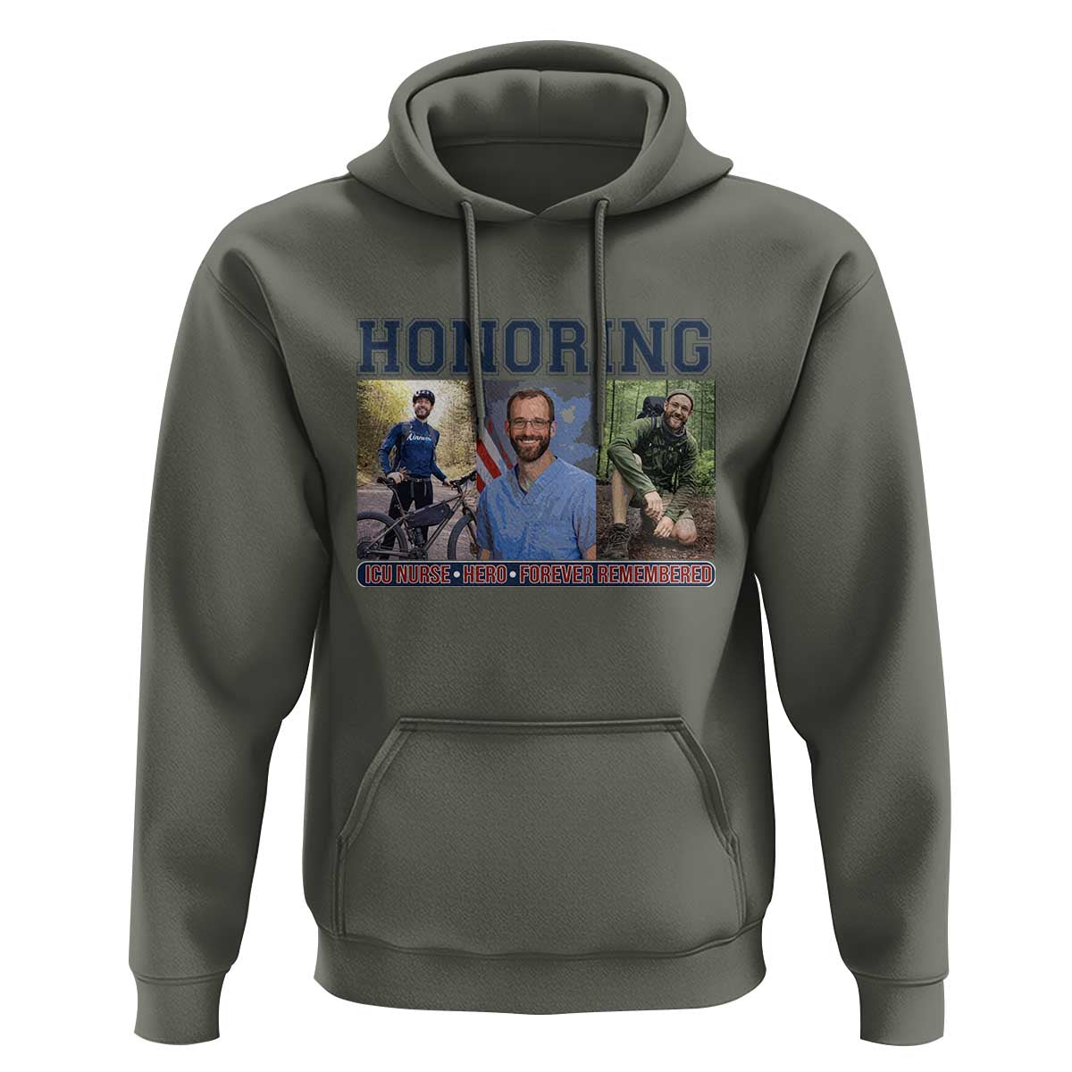 Honoring Alex Pretti Memorial Hoodie ICU Nurse Hero Tribute Minneapolis