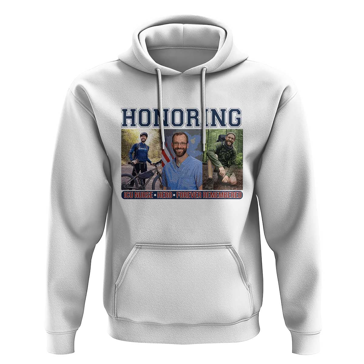 Honoring Alex Pretti Memorial Hoodie ICU Nurse Hero Tribute Minneapolis