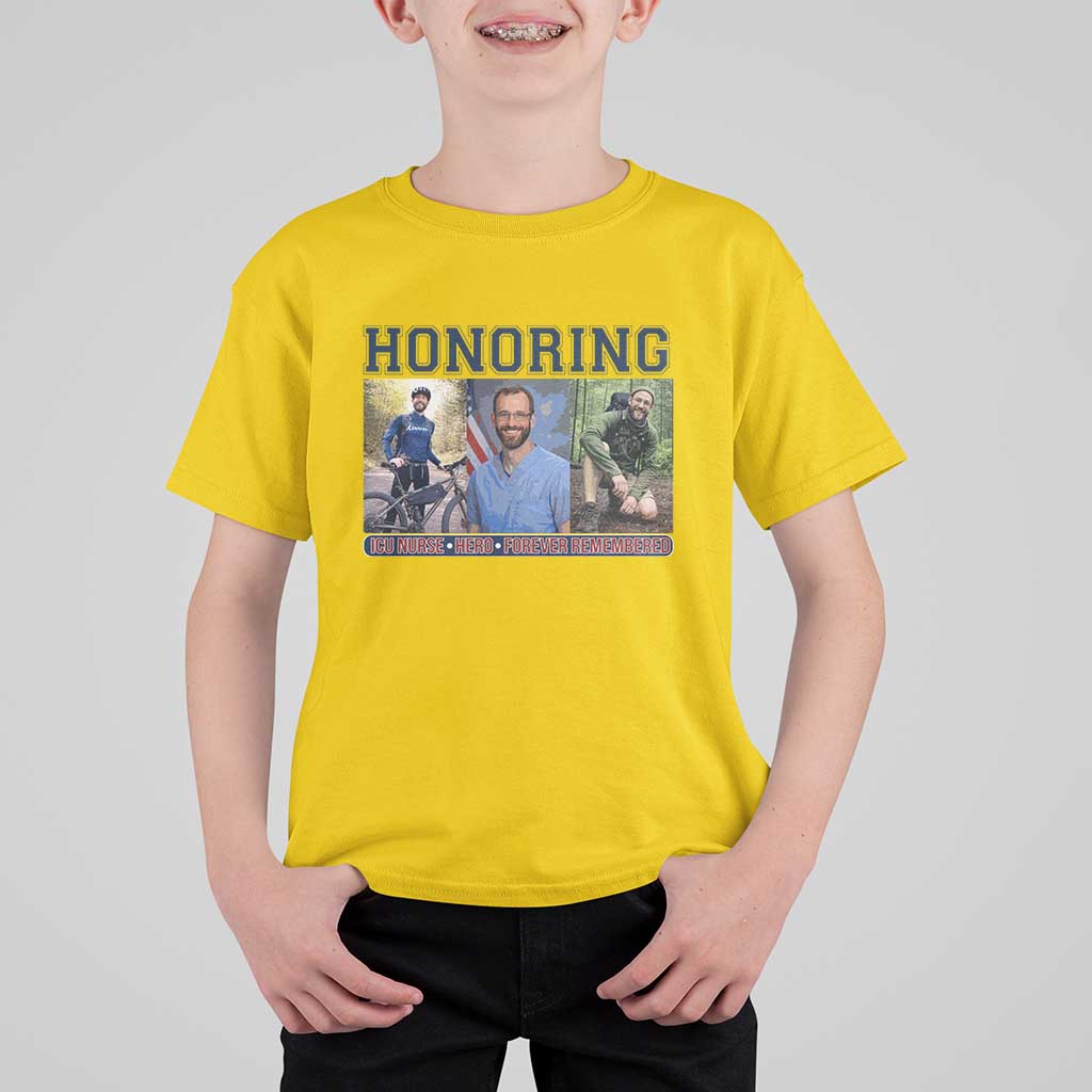 Honoring Alex Pretti Memorial T Shirt For Kid ICU Nurse Hero Tribute Minneapolis