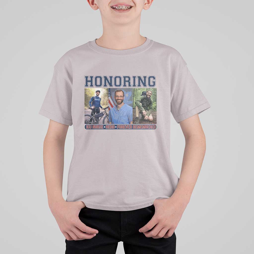 Honoring Alex Pretti Memorial T Shirt For Kid ICU Nurse Hero Tribute Minneapolis