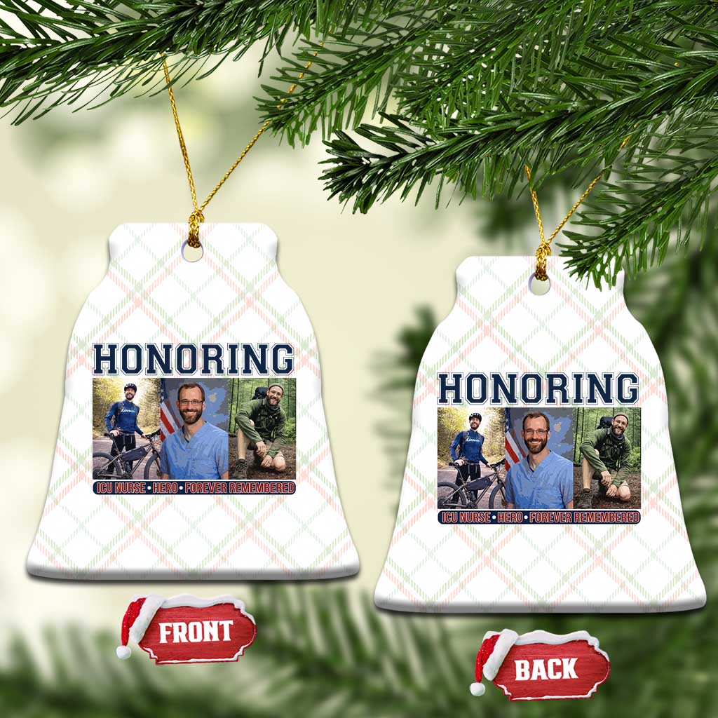 Honoring Alex Pretti Memorial Ceramic Ornament ICU Nurse Hero Tribute Minneapolis