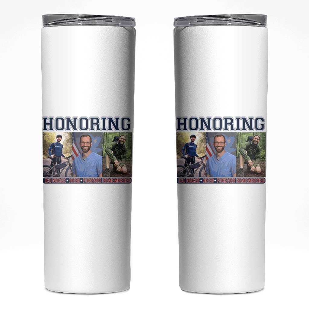 Honoring Alex Pretti Memorial Skinny Tumbler ICU Nurse Hero Tribute Minneapolis