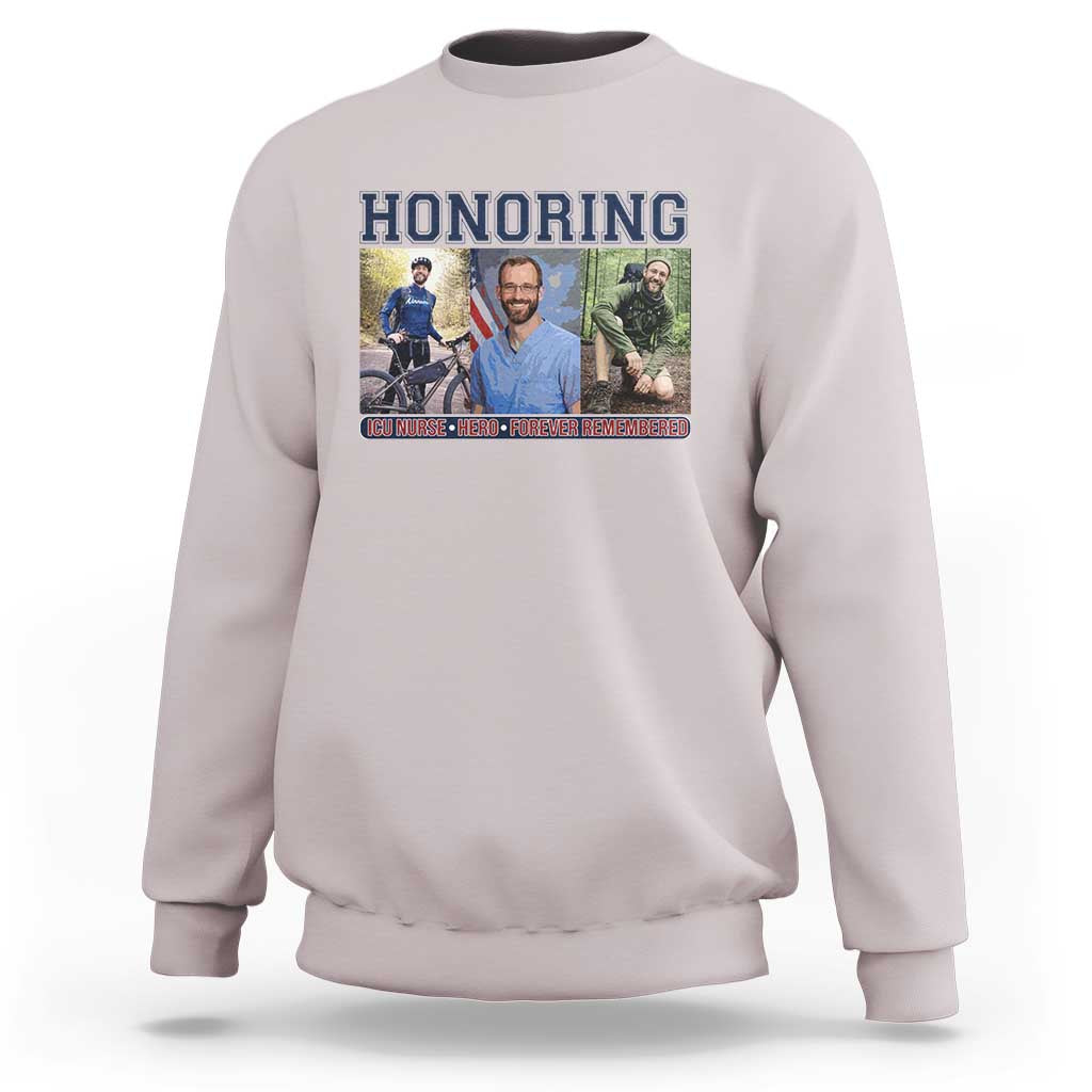 Honoring Alex Pretti Memorial Sweatshirt ICU Nurse Hero Tribute Minneapolis