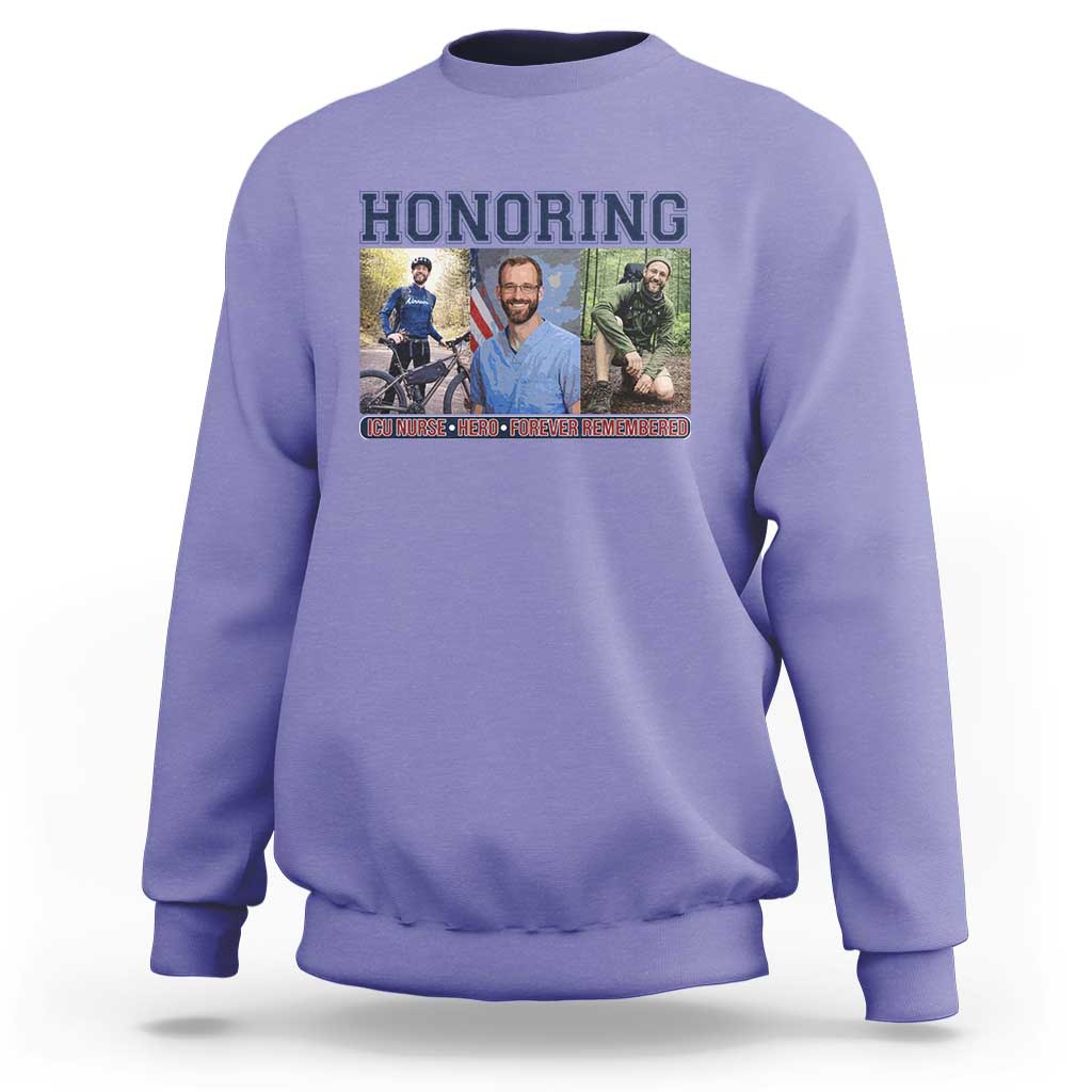 Honoring Alex Pretti Memorial Sweatshirt ICU Nurse Hero Tribute Minneapolis