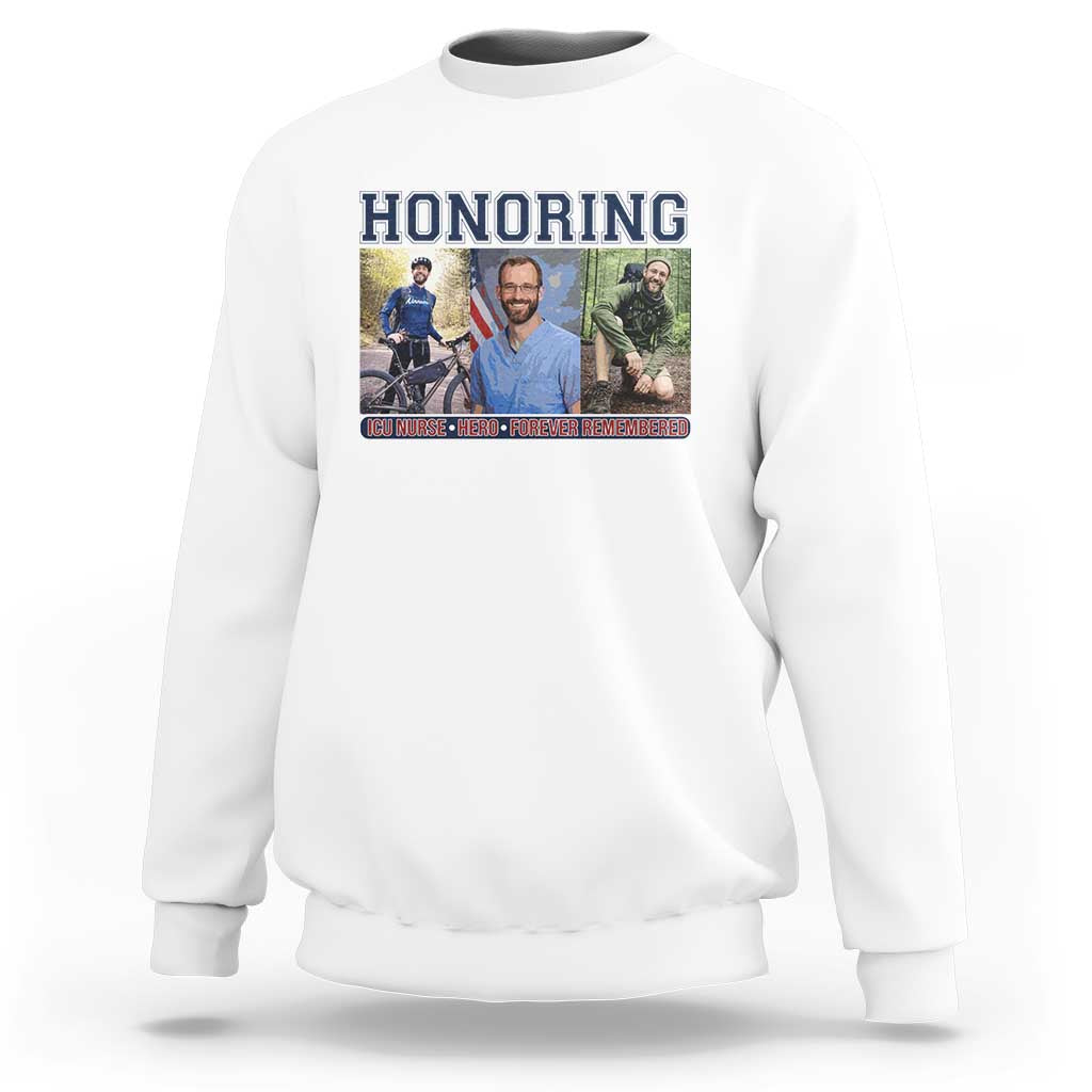 Honoring Alex Pretti Memorial Sweatshirt ICU Nurse Hero Tribute Minneapolis