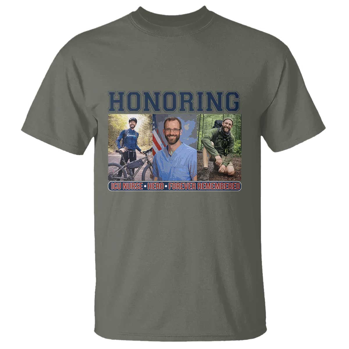 Honoring Alex Pretti Memorial T Shirt ICU Nurse Hero Tribute Minneapolis