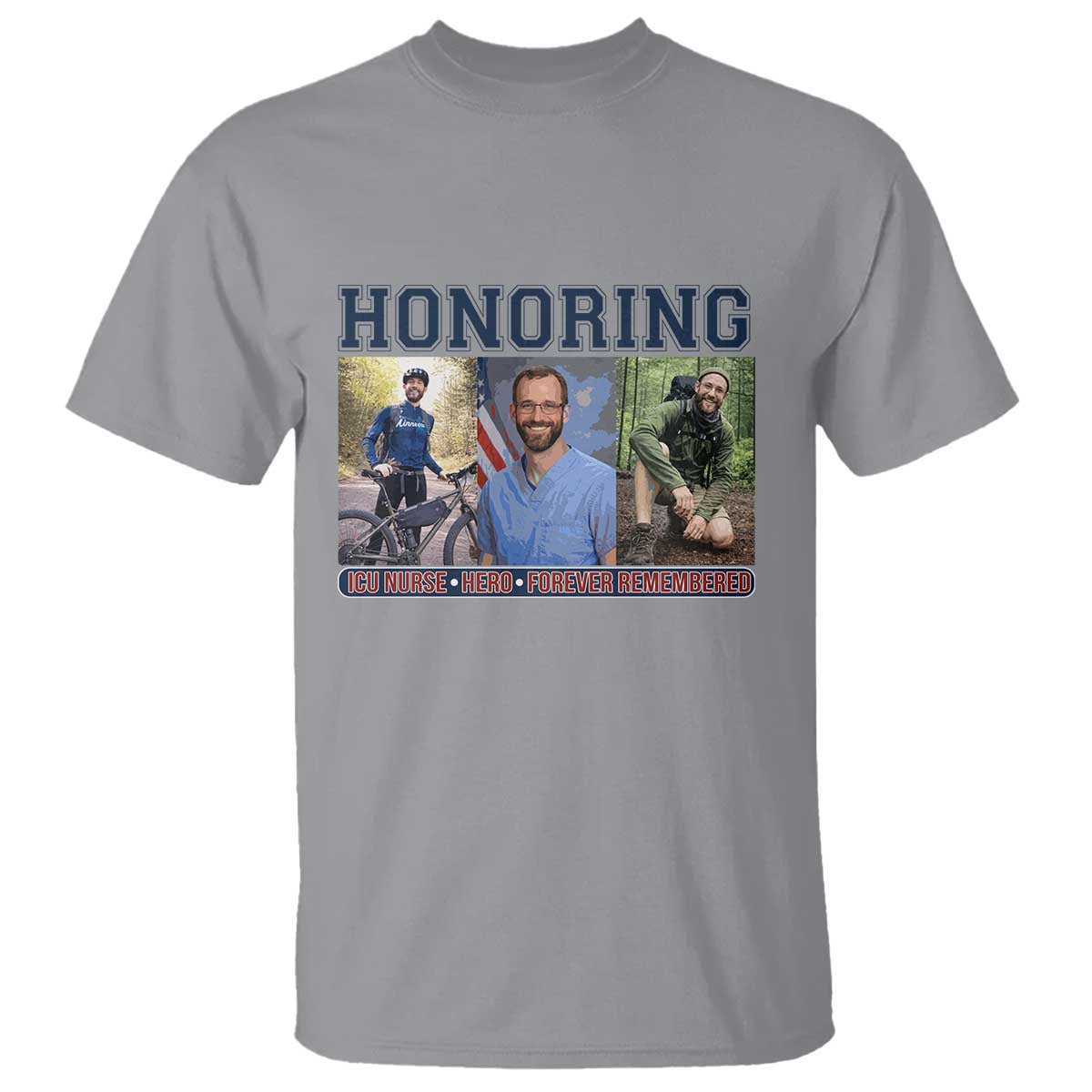 Honoring Alex Pretti Memorial T Shirt ICU Nurse Hero Tribute Minneapolis