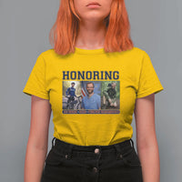 Honoring Alex Pretti Memorial T Shirt For Women ICU Nurse Hero Tribute Minneapolis