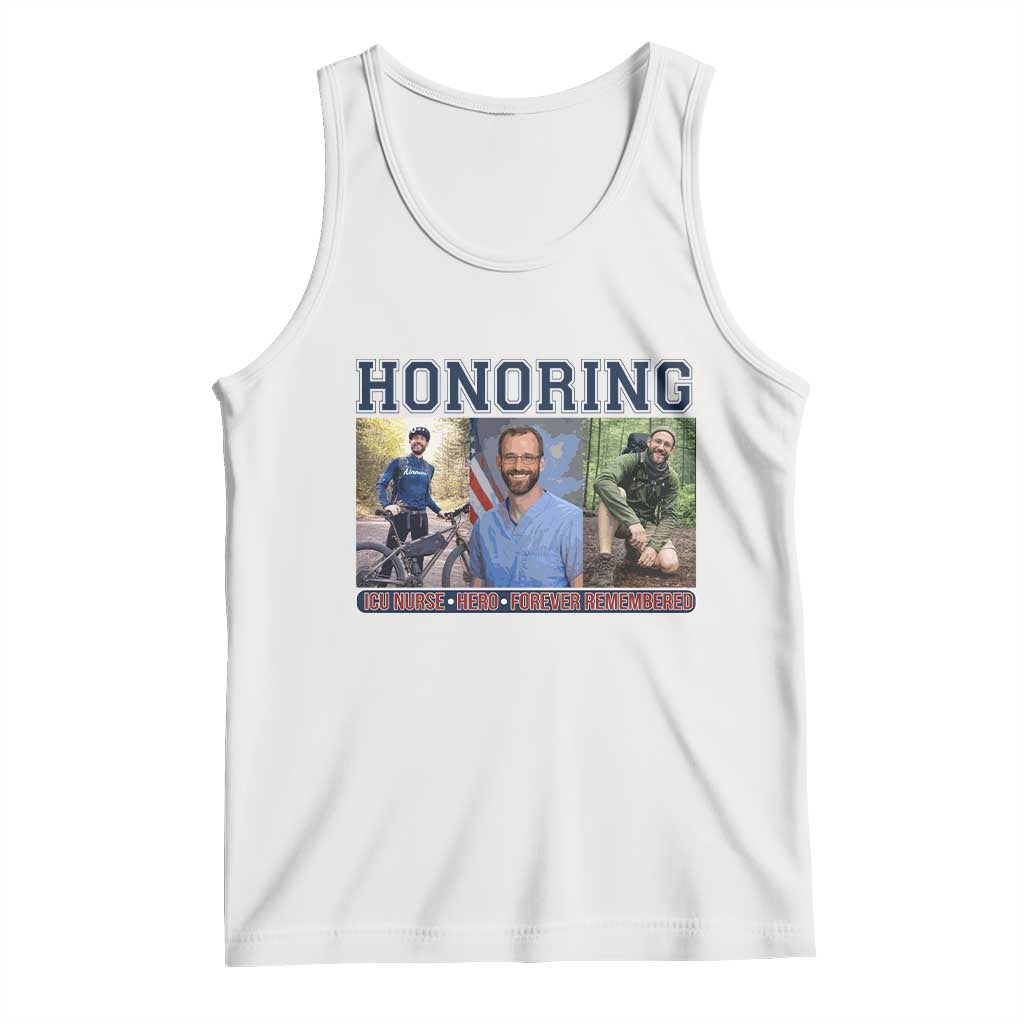 Honoring Alex Pretti Memorial Tank Top ICU Nurse Hero Tribute Minneapolis