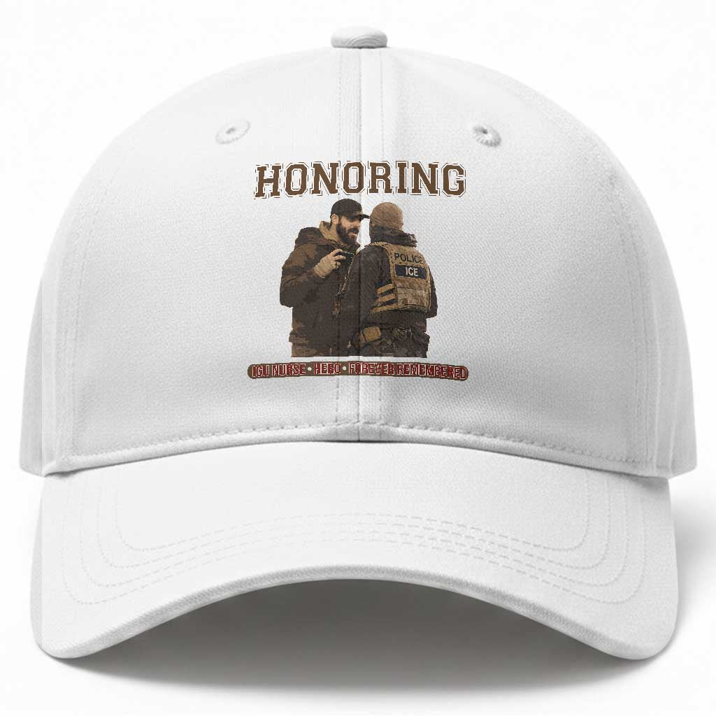 Honoring Alex Pretti ICU Nurse Tribute Support Gift Baseball Cap