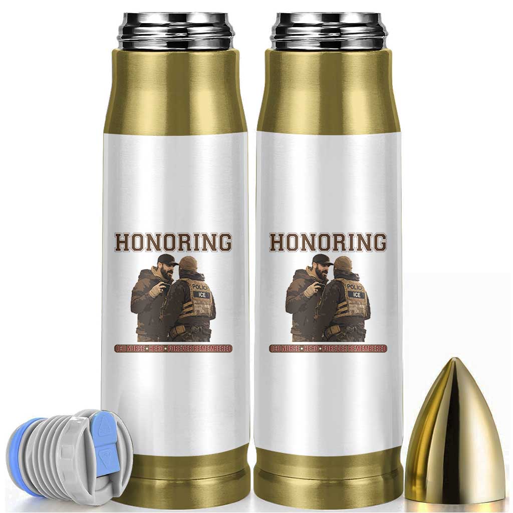 Honoring Alex Pretti ICU Nurse Tribute Support Gift Bullet Tumbler