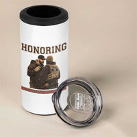 Honoring Alex Pretti ICU Nurse Tribute Support Gift 4 in 1 Can Cooler Tumbler