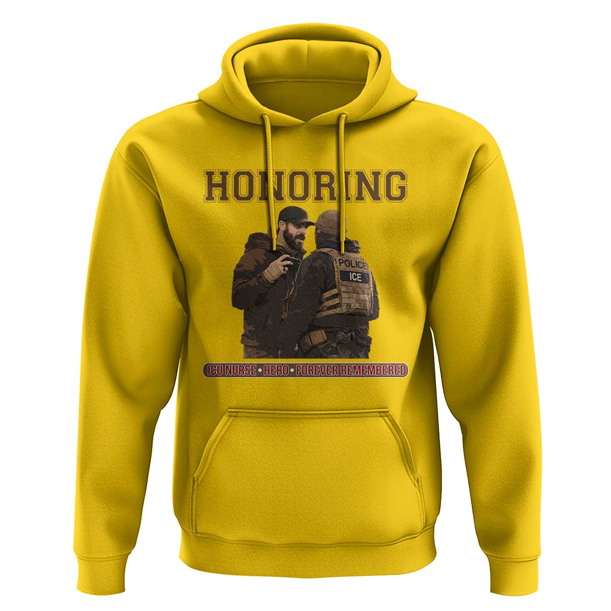 Honoring Alex Pretti ICU Nurse Tribute Support Gift Hoodie