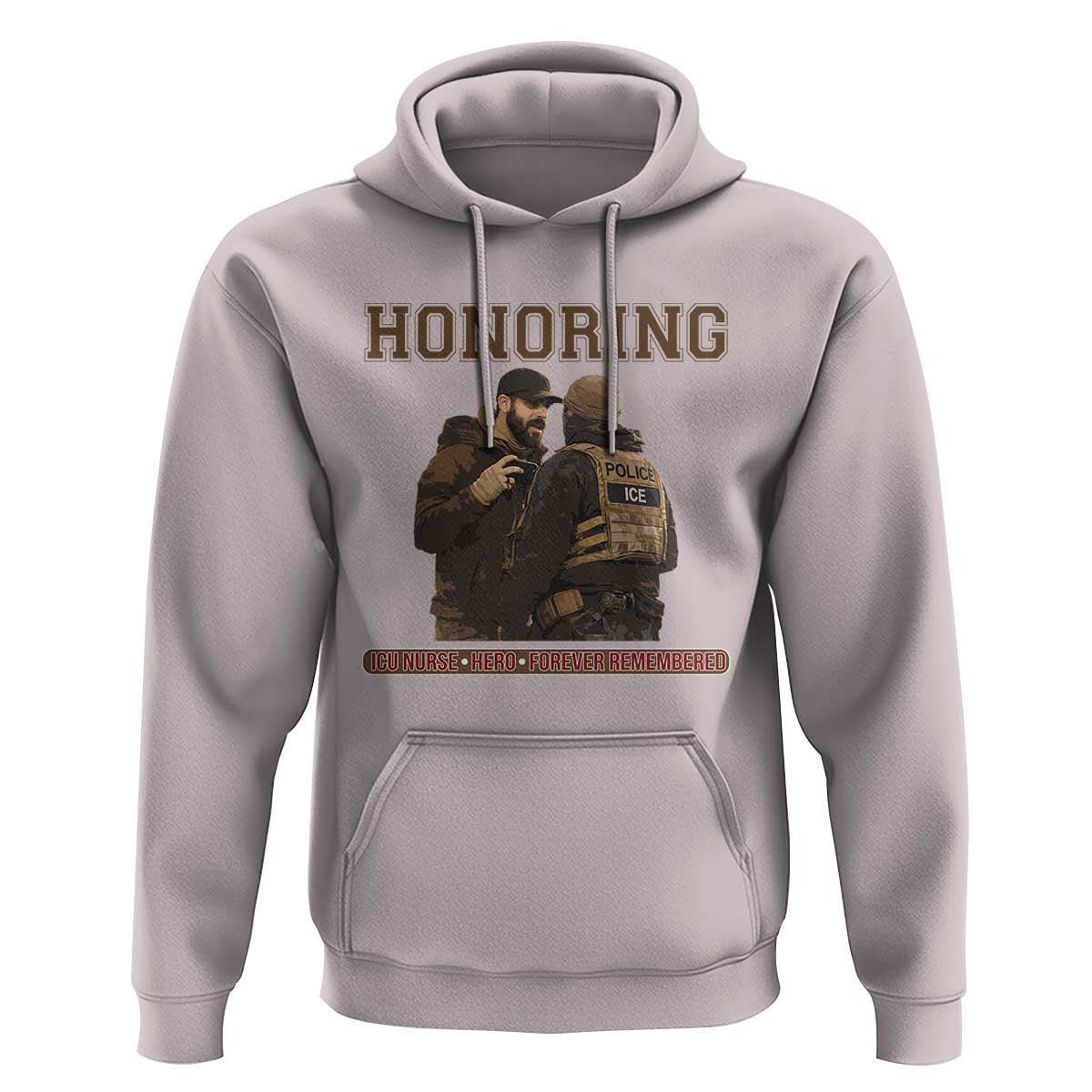 Honoring Alex Pretti ICU Nurse Tribute Support Gift Hoodie