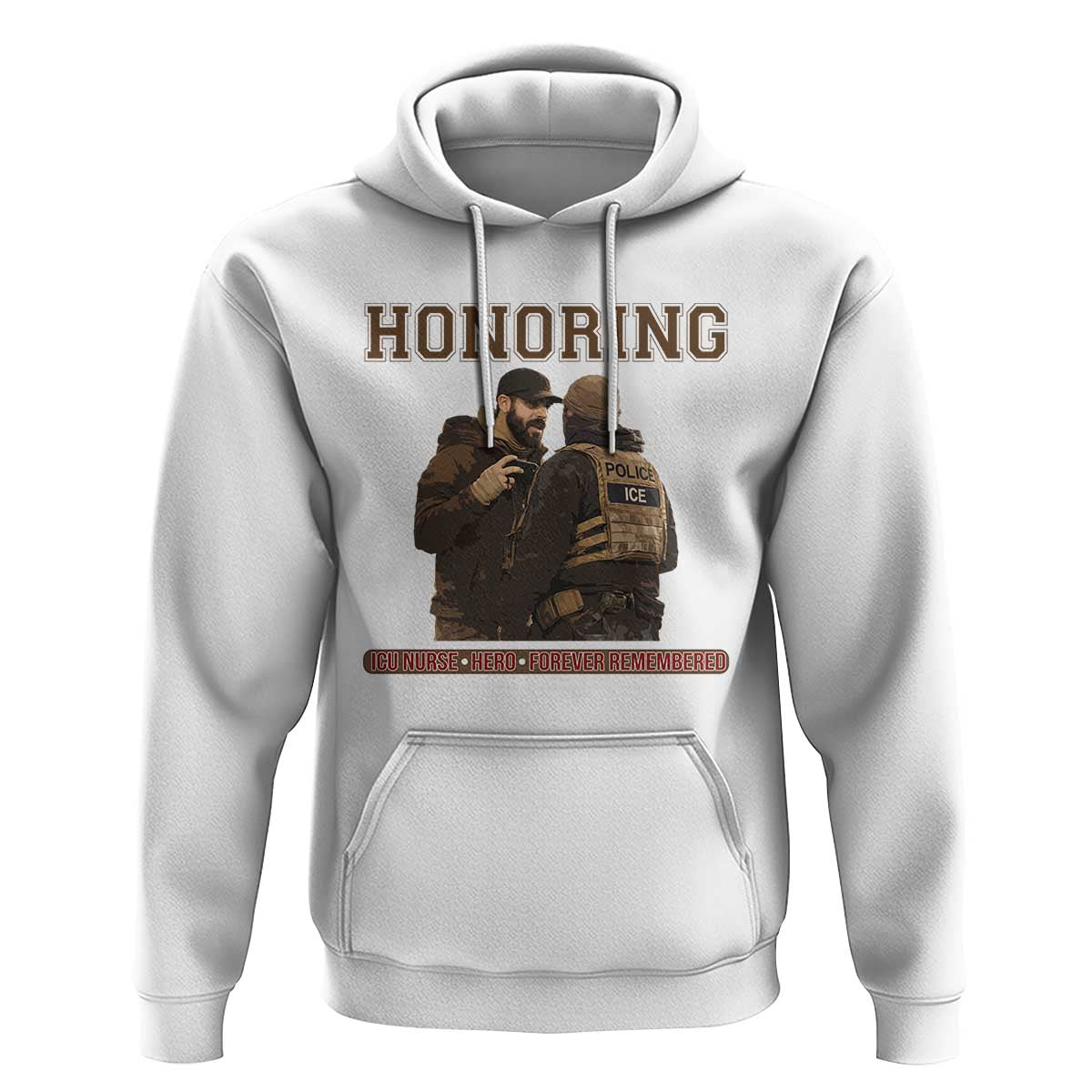 Honoring Alex Pretti ICU Nurse Tribute Support Gift Hoodie
