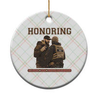 Honoring Alex Pretti ICU Nurse Tribute Support Gift Ceramic Ornament
