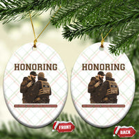 Honoring Alex Pretti ICU Nurse Tribute Support Gift Ceramic Ornament