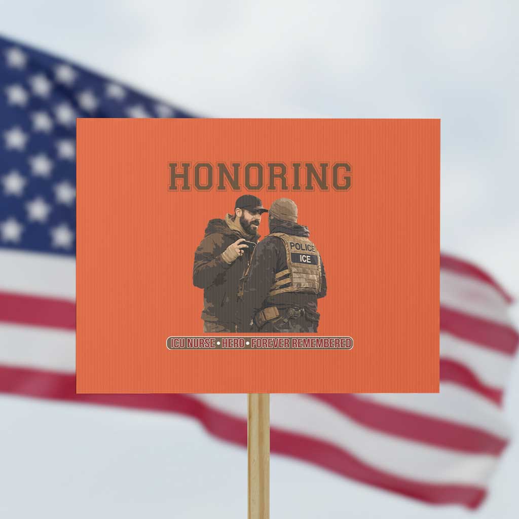 Honoring Alex Pretti ICU Nurse Tribute Support Gift Protest Sign