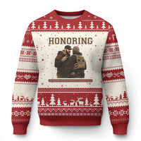 Honoring Alex Pretti ICU Nurse Tribute Support Gift Ugly Christmas Sweater