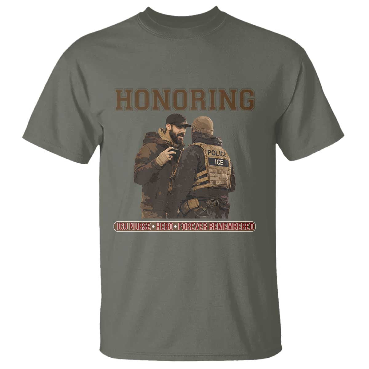 Honoring Alex Pretti ICU Nurse Tribute Support Gift T Shirt