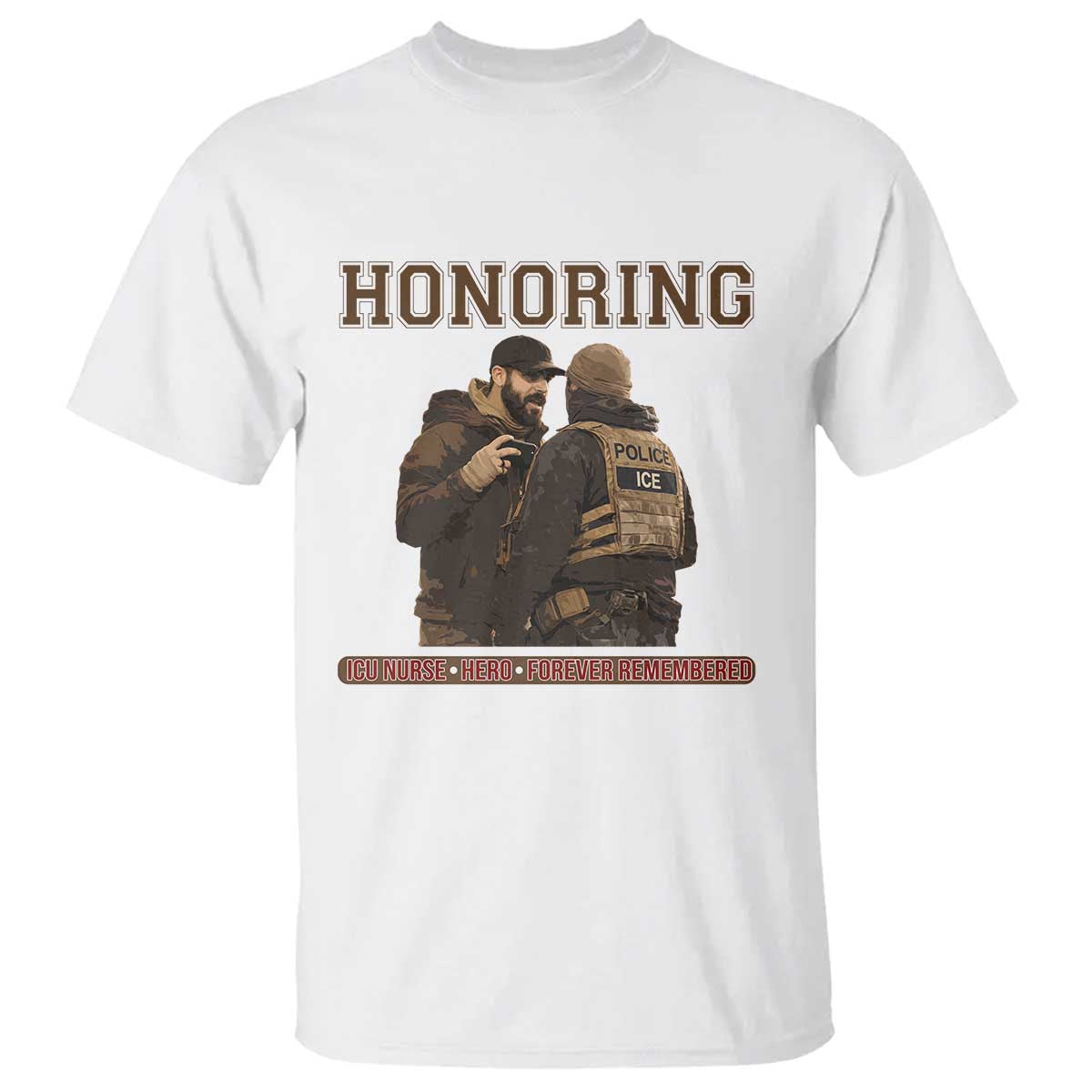 Honoring Alex Pretti ICU Nurse Tribute Support Gift T Shirt