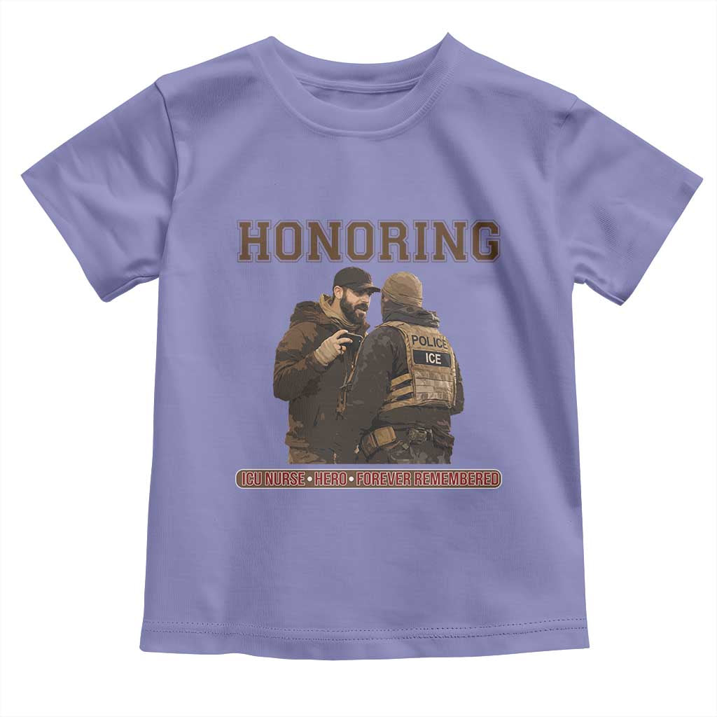 Honoring Alex Pretti ICU Nurse Tribute Support Gift Toddler T Shirt