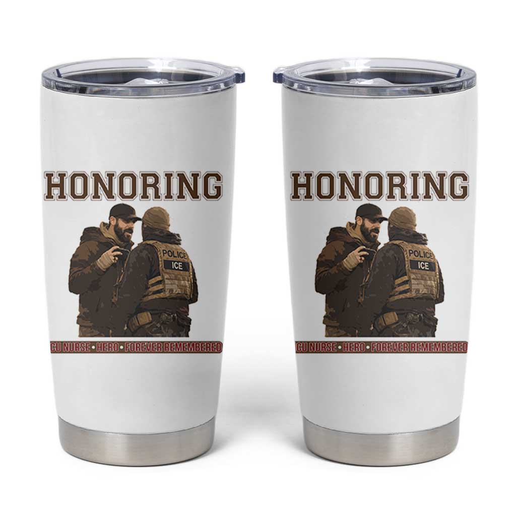 Honoring Alex Pretti ICU Nurse Tribute Support Gift Tumbler Cup