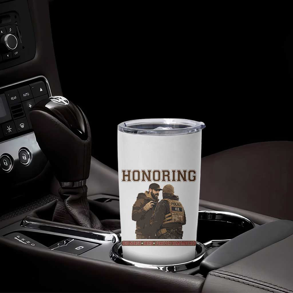 Honoring Alex Pretti ICU Nurse Tribute Support Gift Tumbler Cup