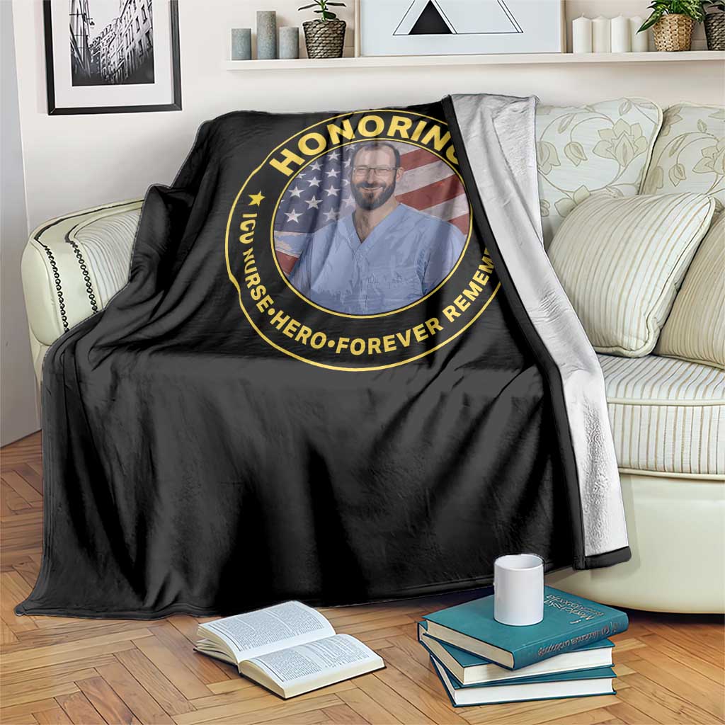 Alex Pretti Memorial Healthcare Hero Throw Blanket Minneapolis Support Gift