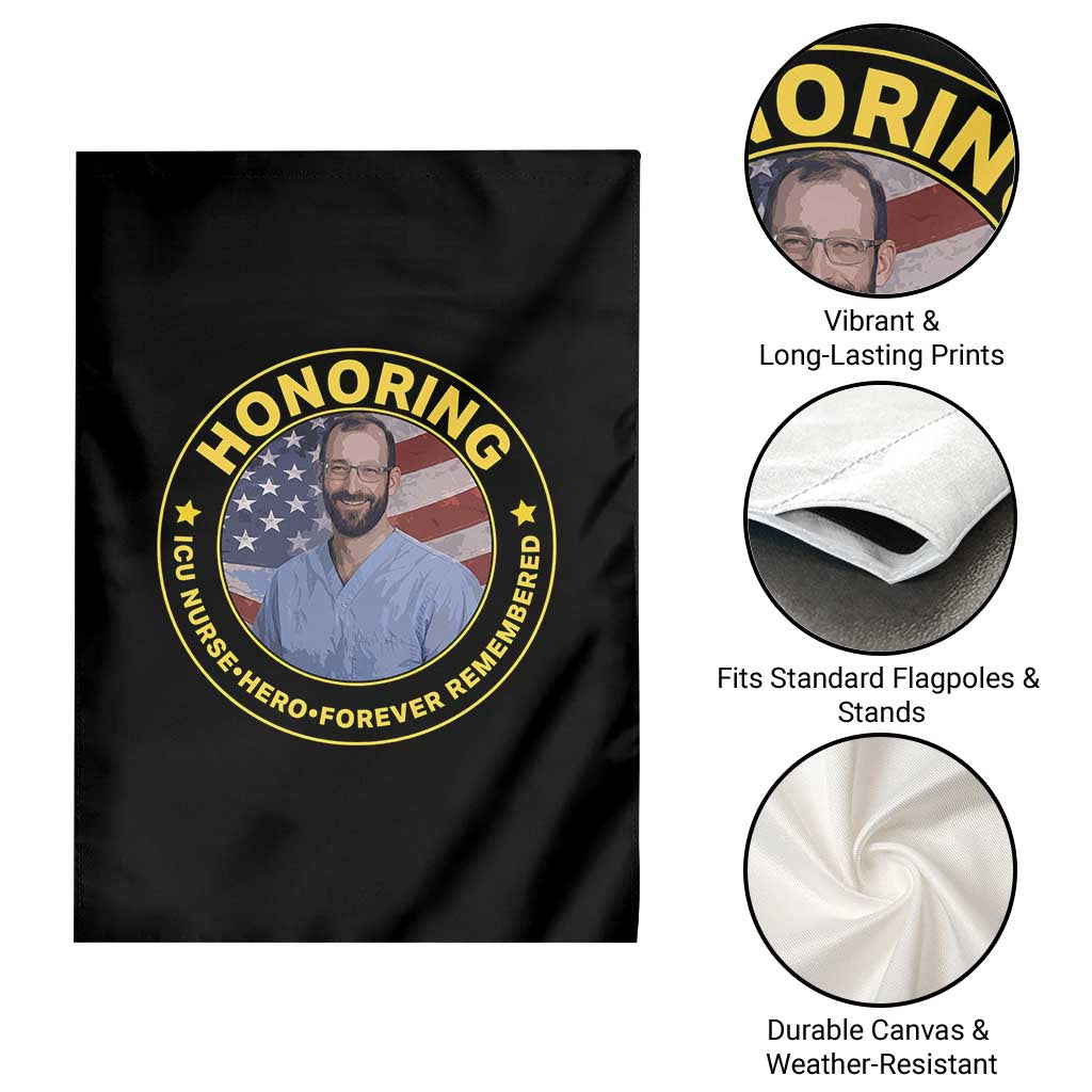 Alex Pretti Memorial Healthcare Hero Garden Flag Minneapolis Support Gift