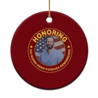 Alex Pretti Memorial Healthcare Hero Ceramic Ornament Minneapolis Support Gift