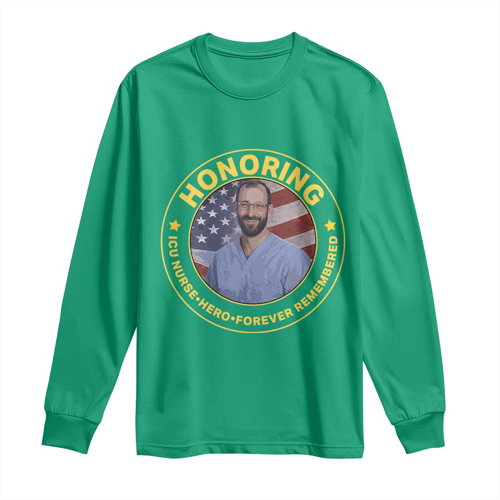 Alex Pretti Memorial Healthcare Hero Long Sleeve Shirt Minneapolis Support Gift