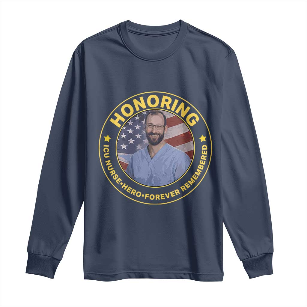 Alex Pretti Memorial Healthcare Hero Long Sleeve Shirt Minneapolis Support Gift