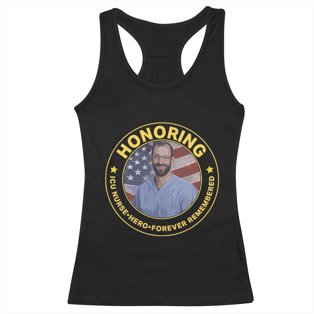 Alex Pretti Memorial Healthcare Hero Racerback Tank Top Minneapolis Support Gift